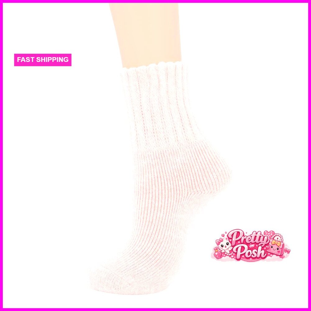 Wool Crew Socks for Women, Warm Thick Calf Socks